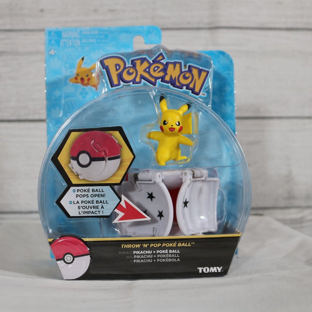 Pokemon Throw N Pop-Poké Ball - PIKACHU
